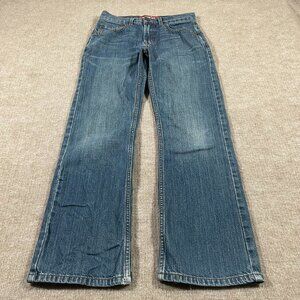 Levis 527 Boot Cut Denim Jeans Boys Size 12 Regular